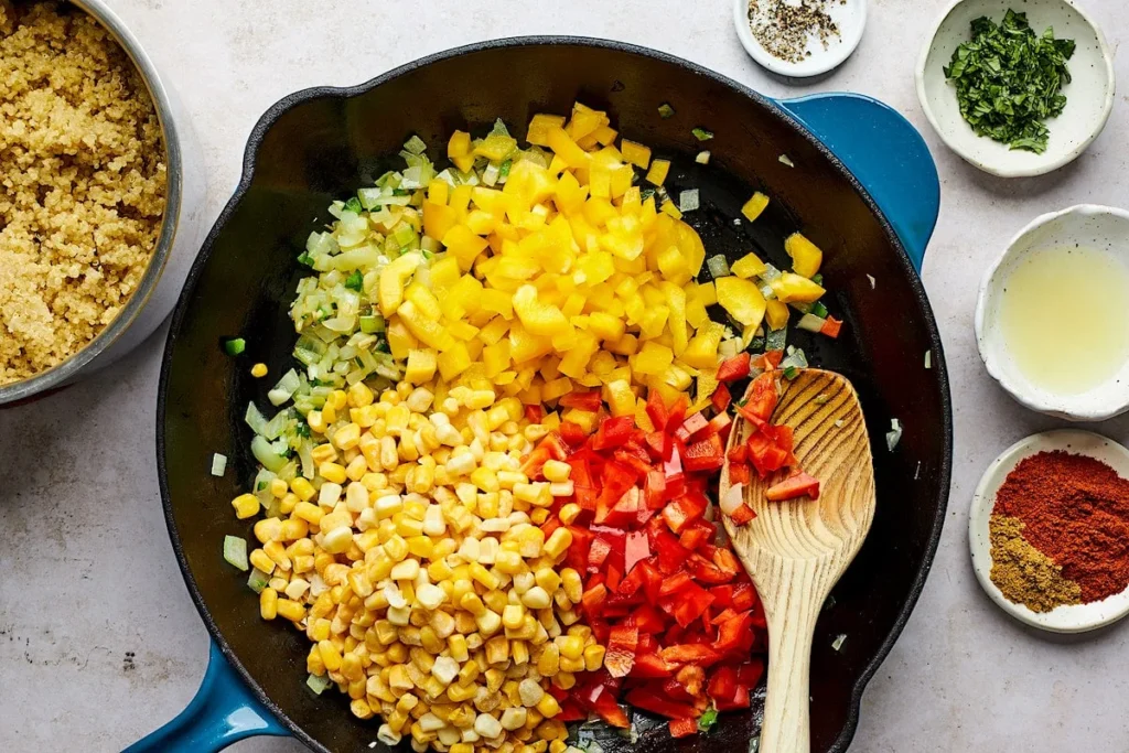 Black Bean Quinoa Enchilada Bake