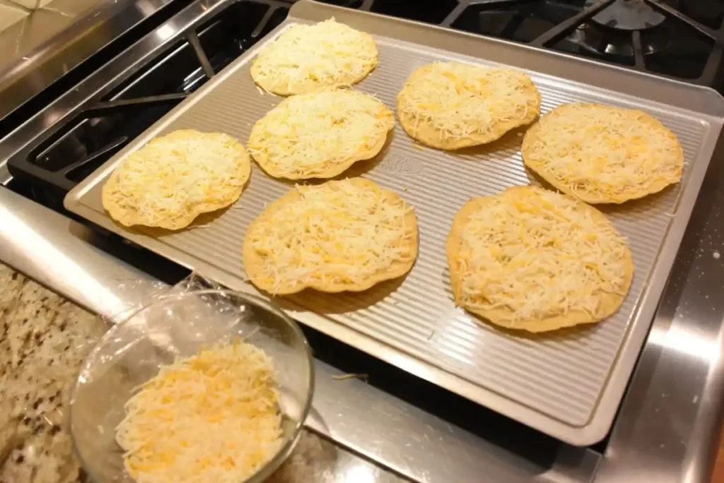 Cheesy Guacamole Tostada