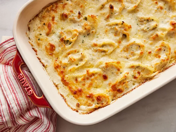 Chicken Alfredo Stuffed Shells
