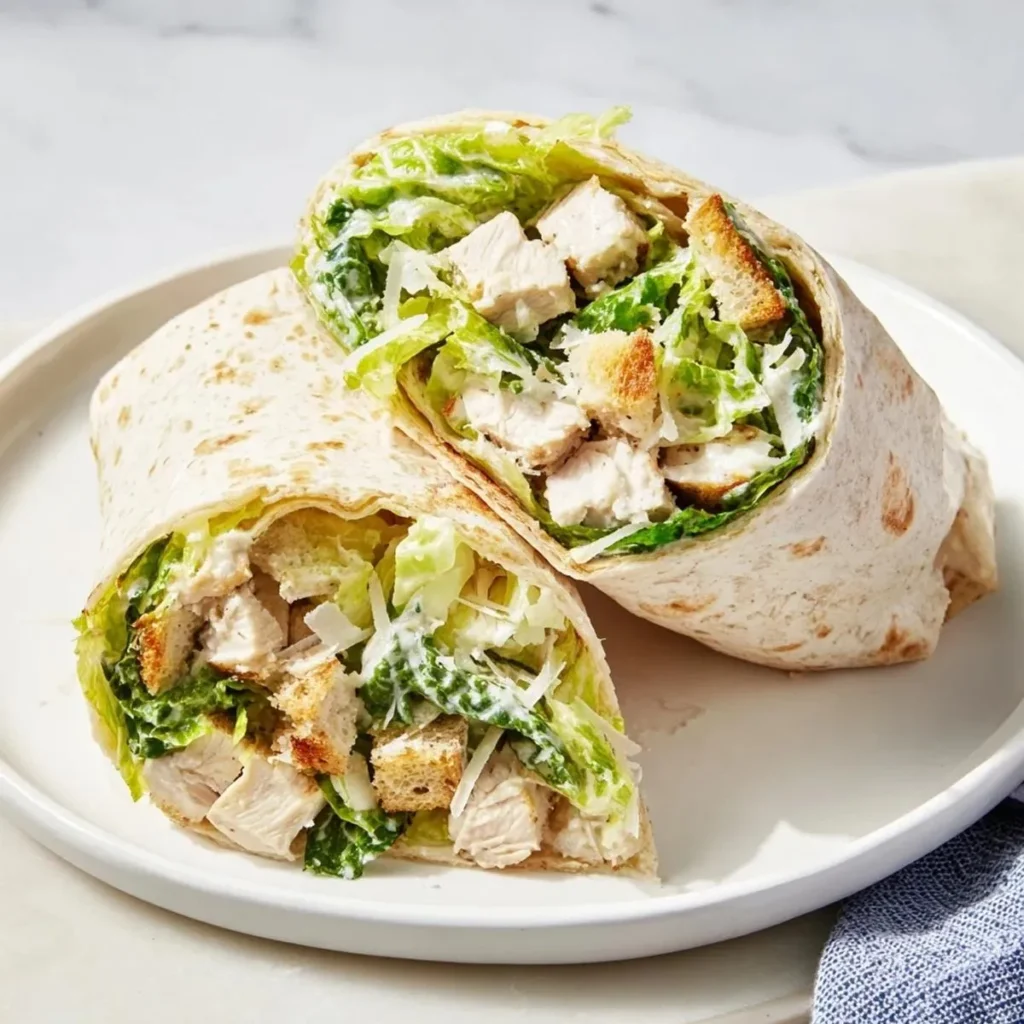 Chicken Caesar Wraps