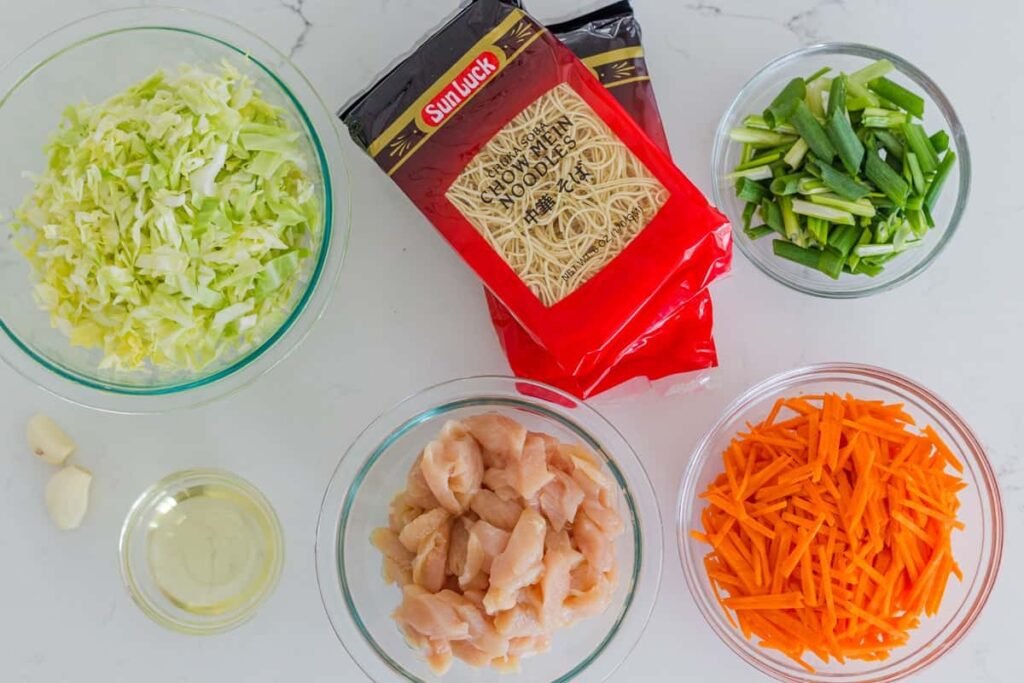 Chicken Chow Mein with Best Chow Mein Sauce!