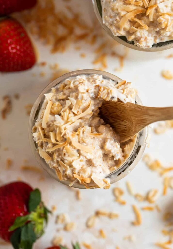 Coconut Cream Pie Overnight Oats