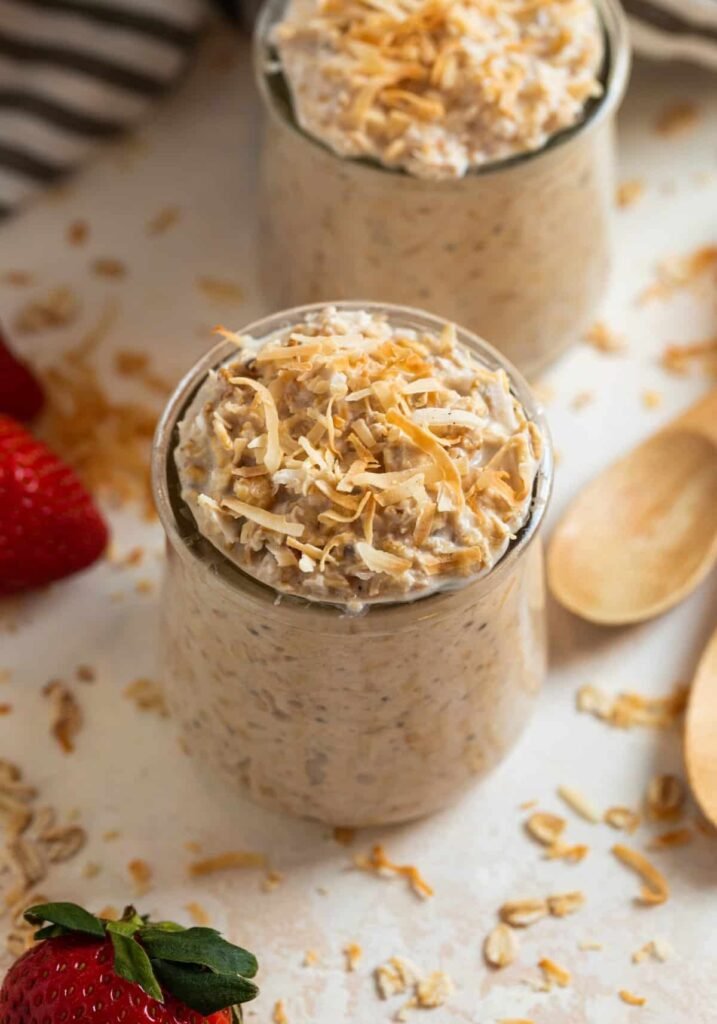 Coconut Cream Pie Overnight Oats