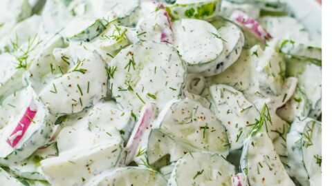 Creamy Cucumber Salad