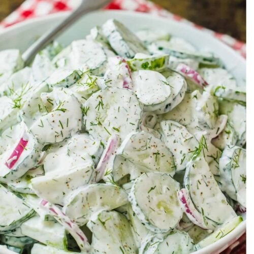Creamy Cucumber Salad