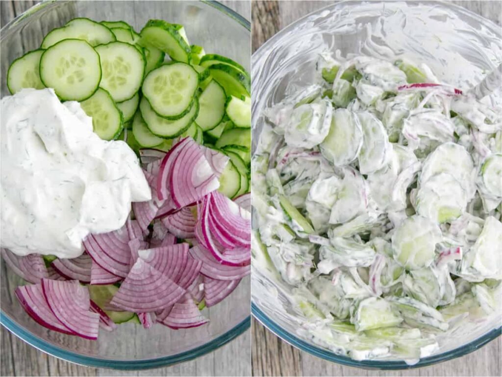 Creamy Cucumber Salad
