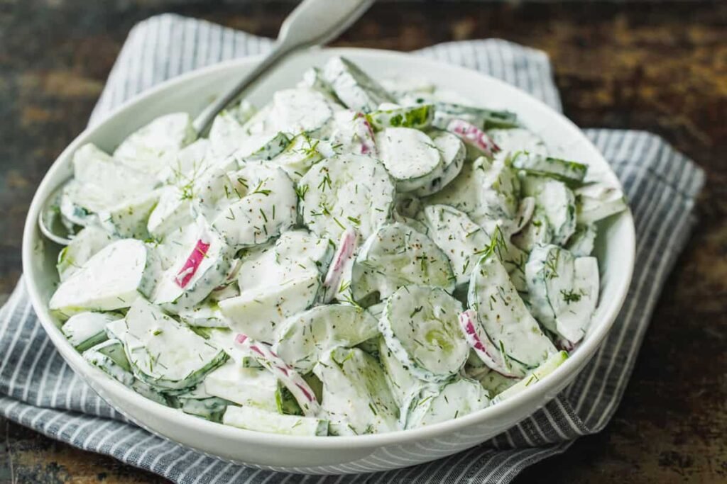 Creamy Cucumber Salad