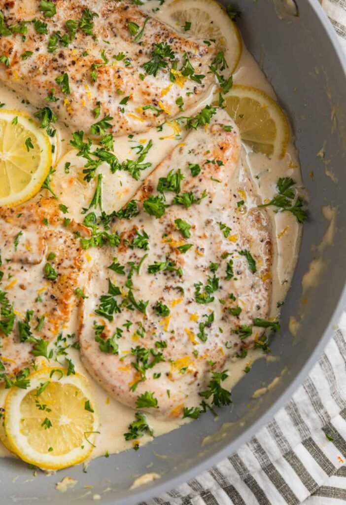 Creamy Skillet Lemon Chicken