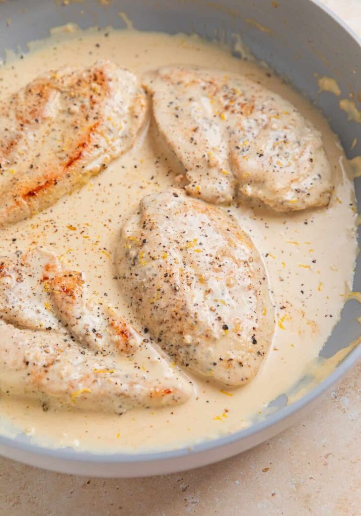 Creamy Skillet Lemon Chicken