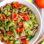 Cucumber Tomato Avocado Salad