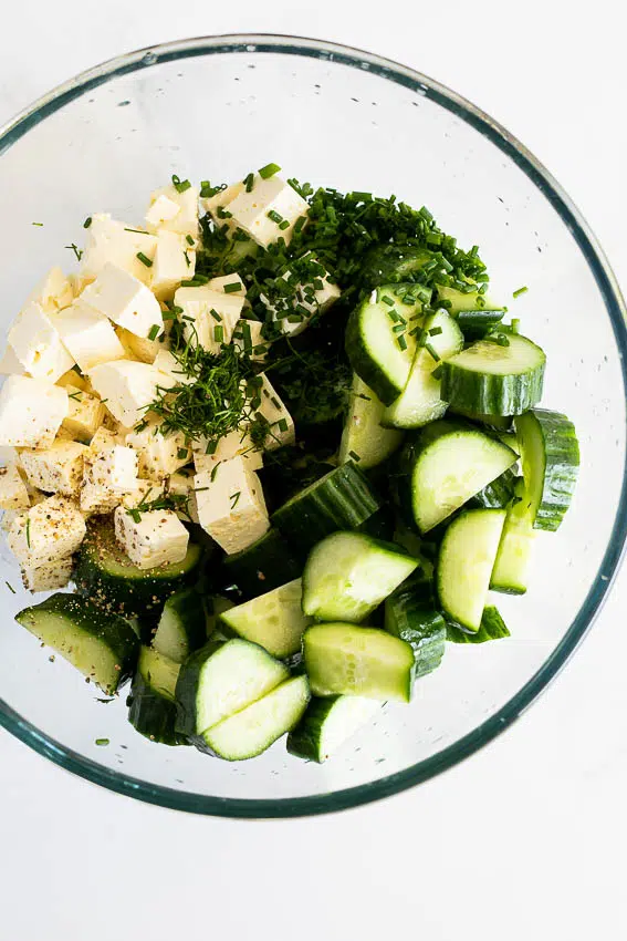 Cucumber and Feta Salad