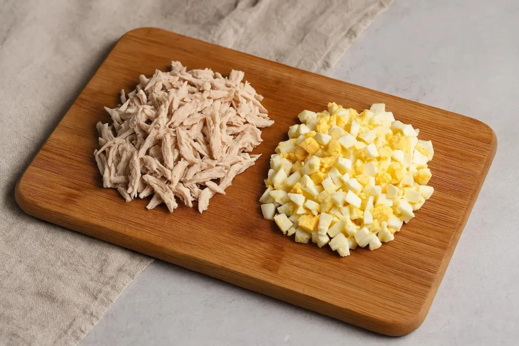 Easy Chicken Caesar Pasta Salad