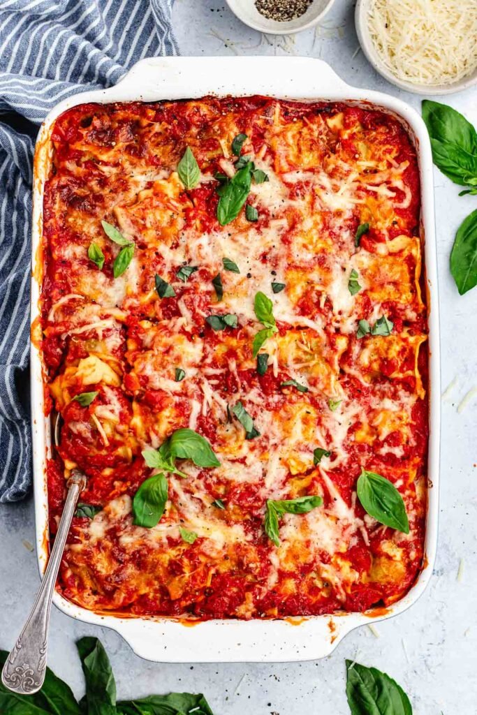 Easy Ravioli Lasagna