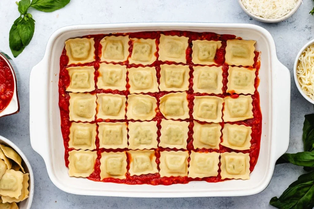 Easy Ravioli Lasagna