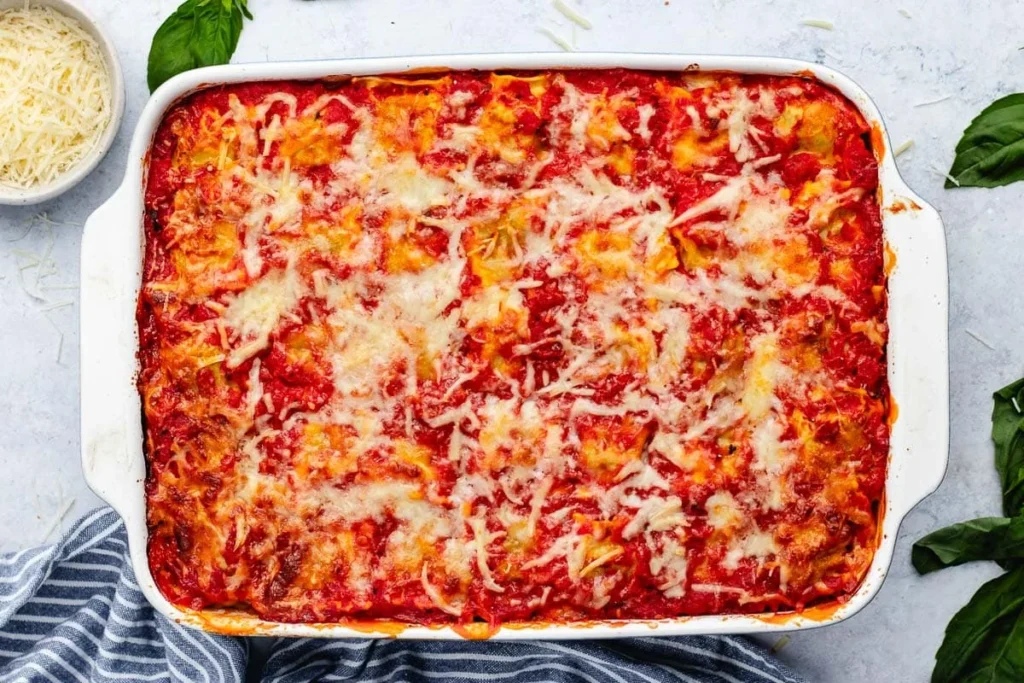 Easy Ravioli Lasagna