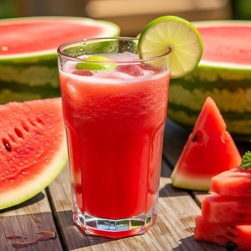 Easy and Delicious Watermelon Lime Refresher