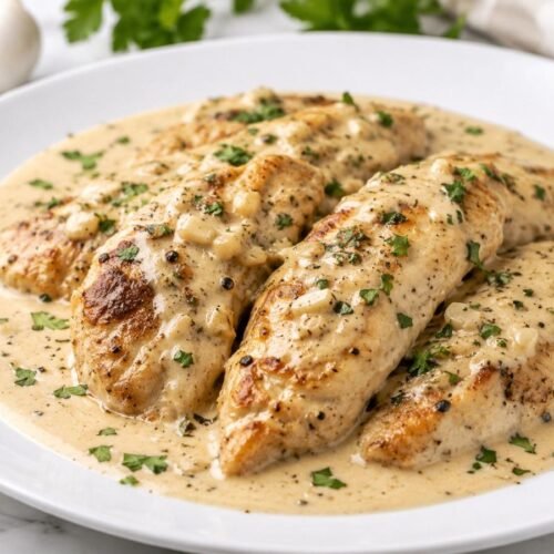 Easy Creamy Garlic Chicken