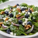 Easy Spinach Blueberry Salad
