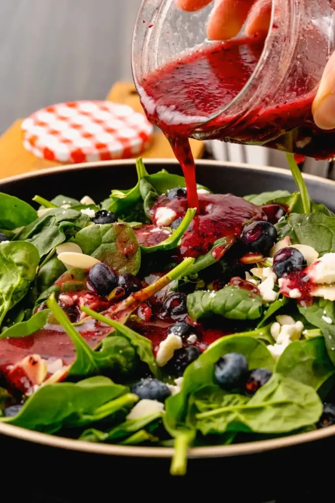 Easy Spinach Blueberry Salad