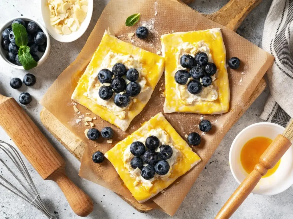 Easy and Delicious Peach Blueberry Cream Cheese Pastry
