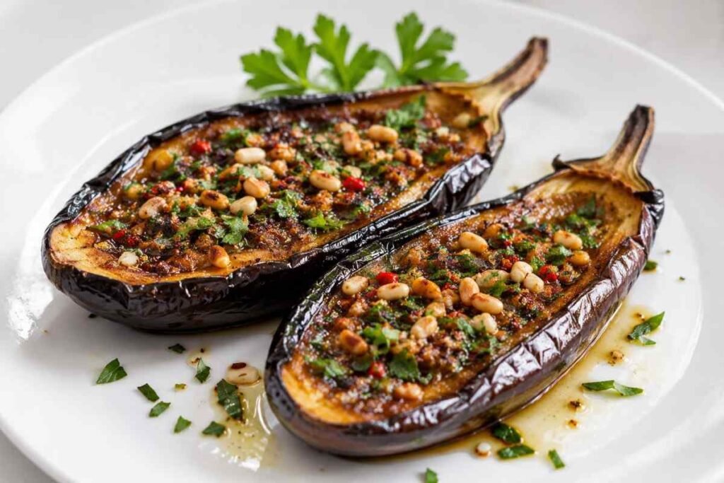 Garlic Roasted Eggplant