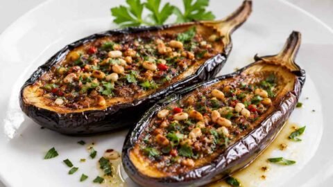 Garlic Roasted Eggplant