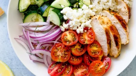 Greek Chicken Bowls
