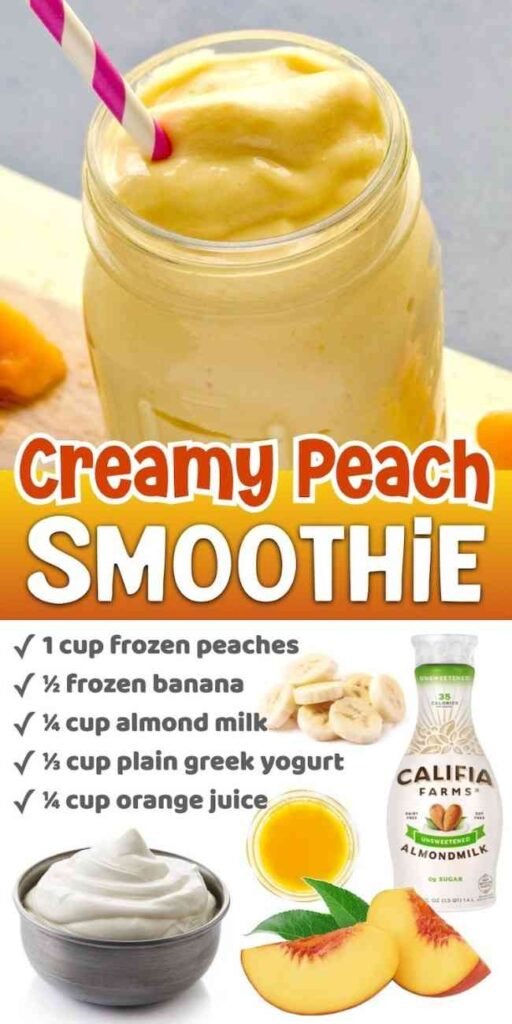 Creamy Peach Smoothie