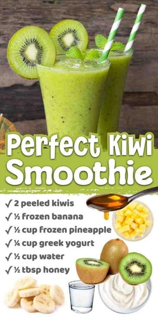 Perfect Kiwi Smoothie
