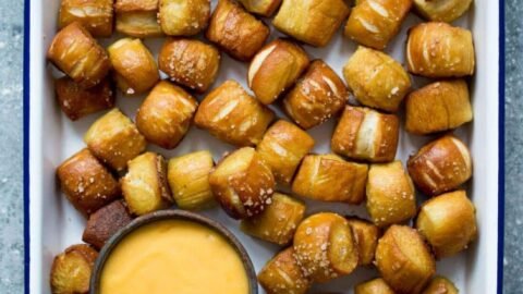 Homemade Soft Pretzel Bites