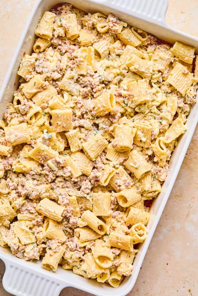 Italian Sausage Pasta Bake