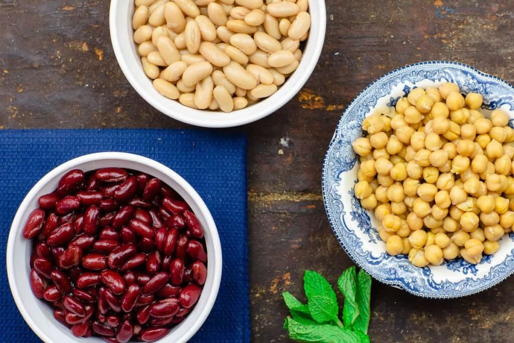 Mediterranean Three Bean Quinoa Salad