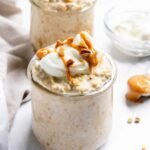 Peanut Butter Greek Yogurt Overnight Oats