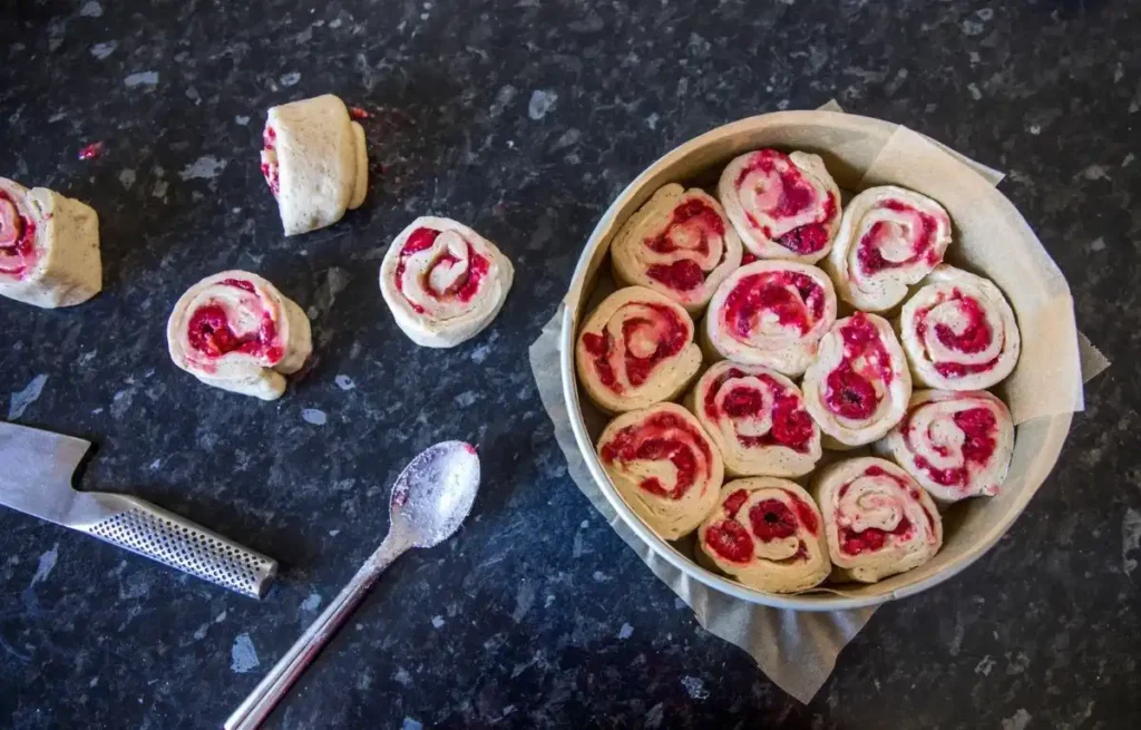 Raspberry Sweet Rolls