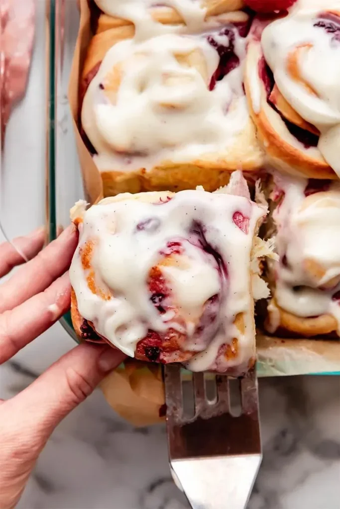 Raspberry Sweet Rolls