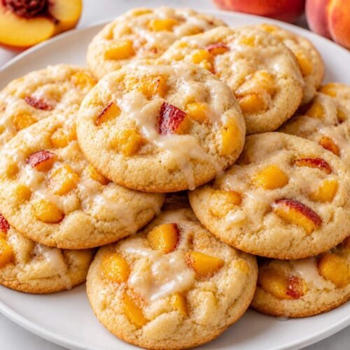 Soft and Buttery Peach Cookies