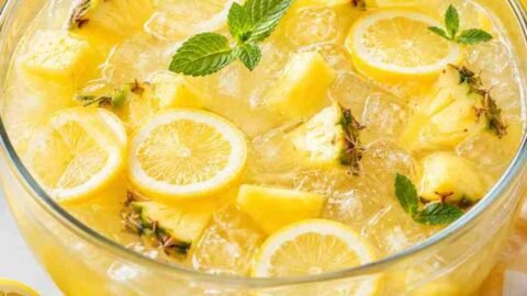 Summer Pineapple Lemonade Punch