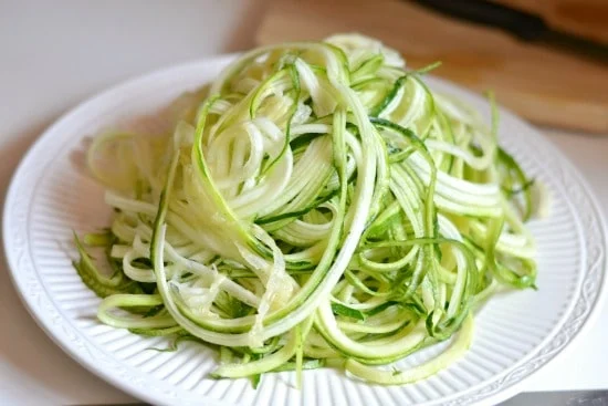 Zucchini Noodles with Pesto