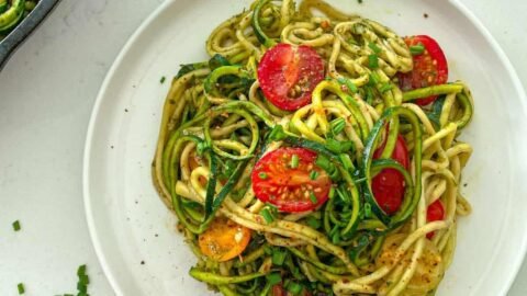 Zucchini Noodles with Pesto