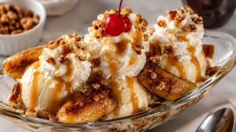 Caramelized Banana Sundae