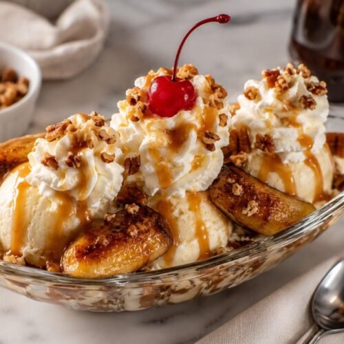 Caramelized Banana Sundae