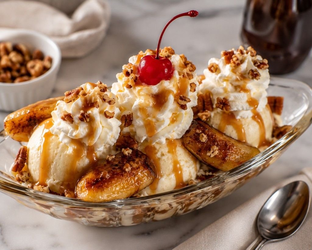 Caramelized Banana Sundae