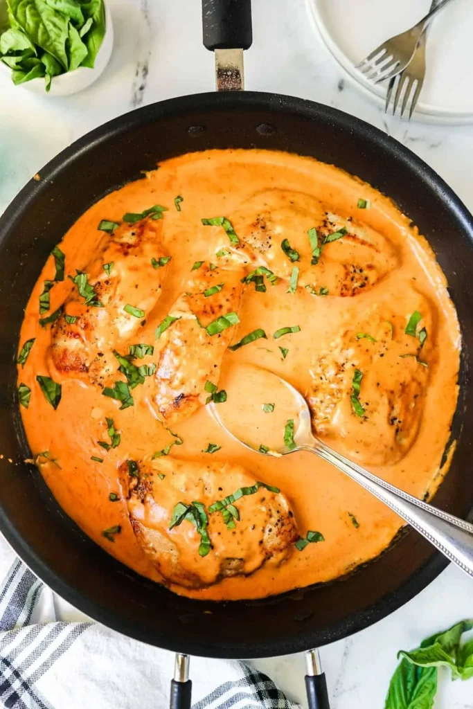 Creamy Red Pesto Chicken