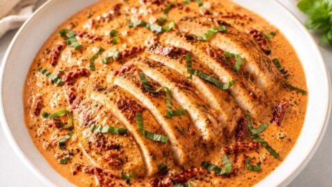 Creamy Red Pesto Chicken