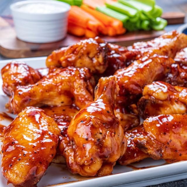 Crispy Wings With A Special Spicy Sauce