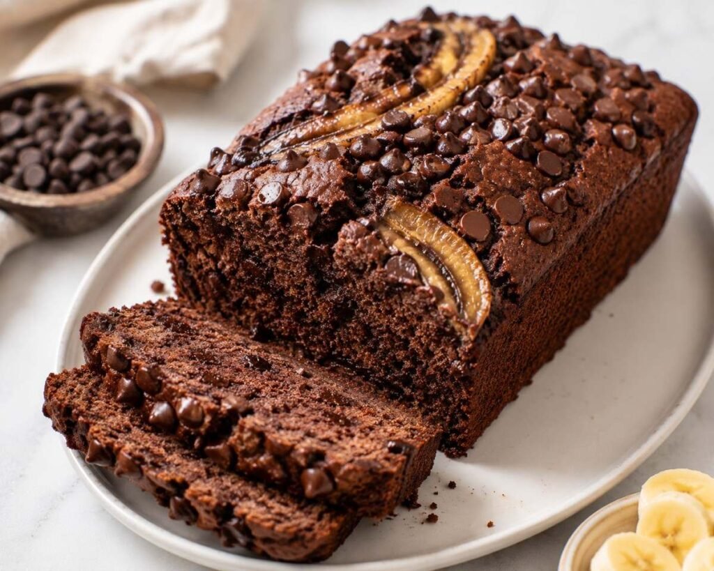 Double Chocolate Banana Bread