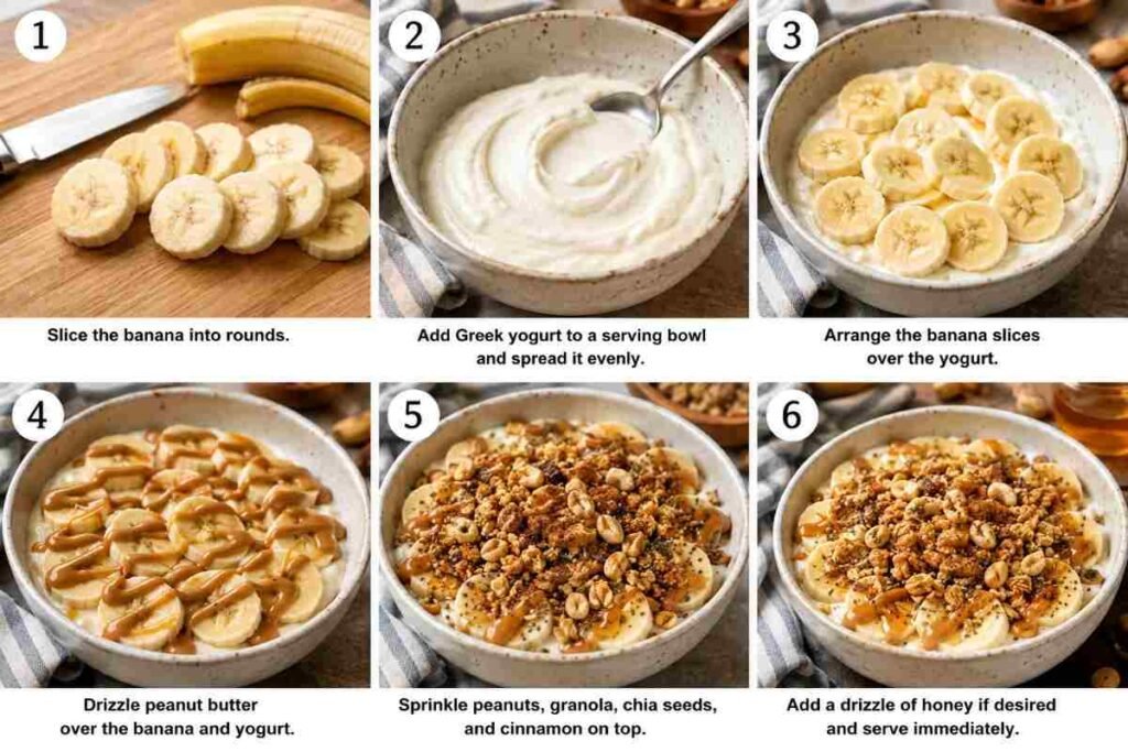 Easy Banana Peanut Crunch Bowl – Crunchy and Delicious