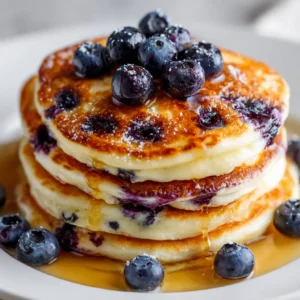Easy Blueberry Pancakes Recipe – Fluffy and Delicious