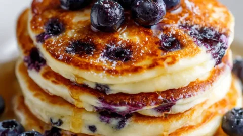 Easy Blueberry Pancakes Recipe – Fluffy and Delicious