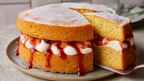 Easy Caramel Sponge Cake